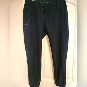 UA Black Athletic Pants for women.Mesh light weight material.Size med.